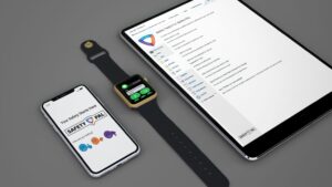 safety pal health and safety software on mobile, tablet and watch notifications